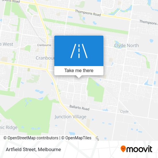 Artfield Street map