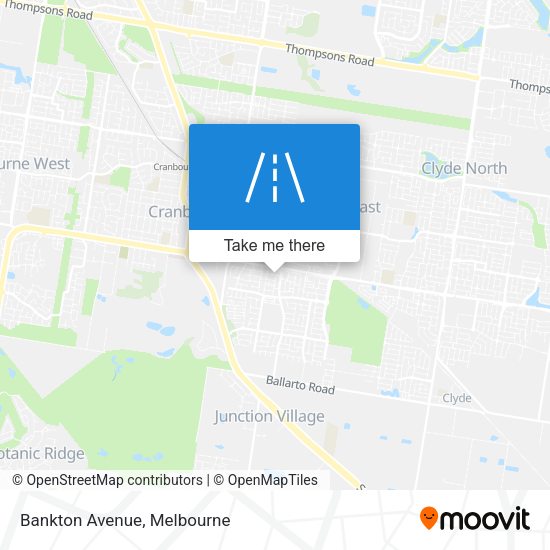 Bankton Avenue map