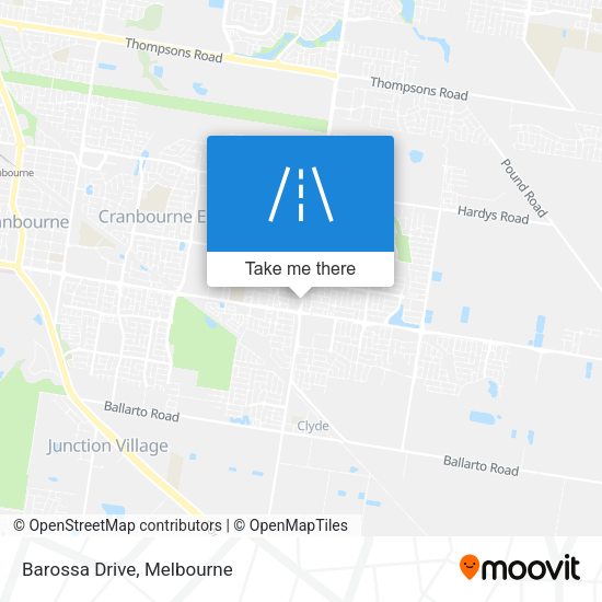 Barossa Drive map