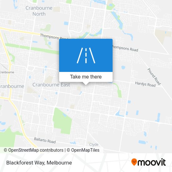 Blackforest Way map