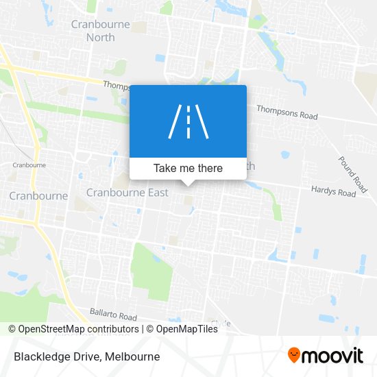Blackledge Drive map