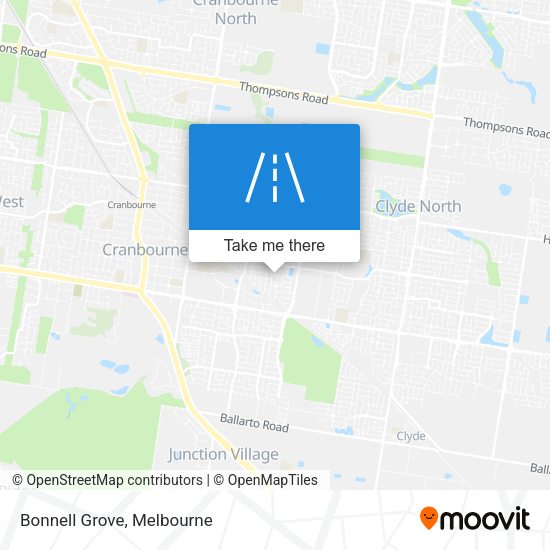Bonnell Grove map
