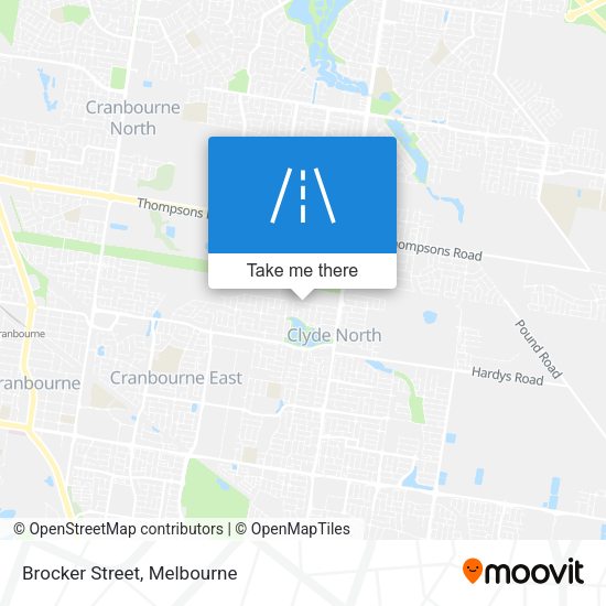 Brocker Street map