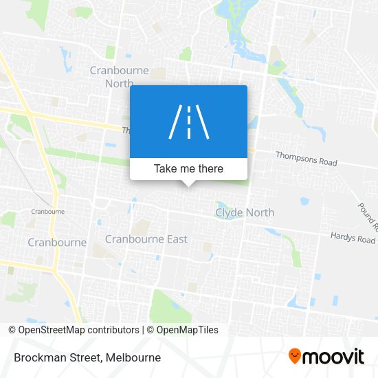 Brockman Street map