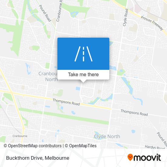 Buckthorn Drive map