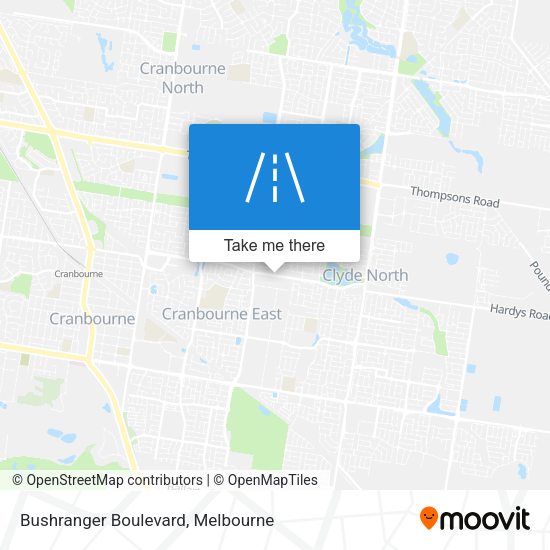 Bushranger Boulevard map