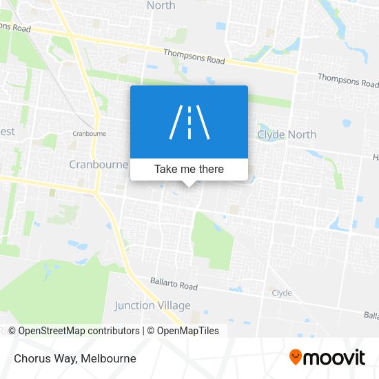 Chorus Way map