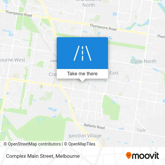 Mapa Complex Main Street