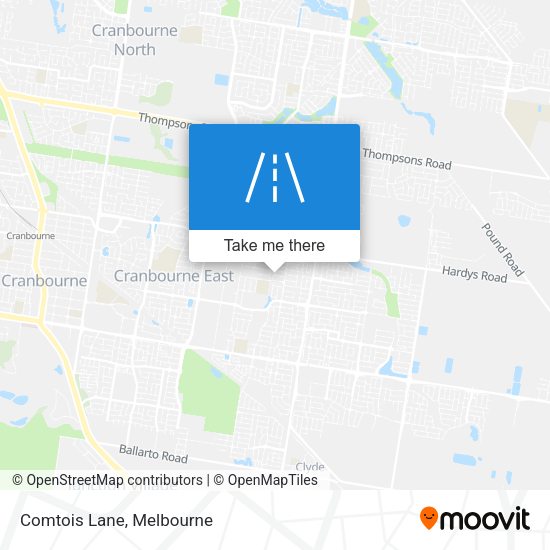 Comtois Lane map
