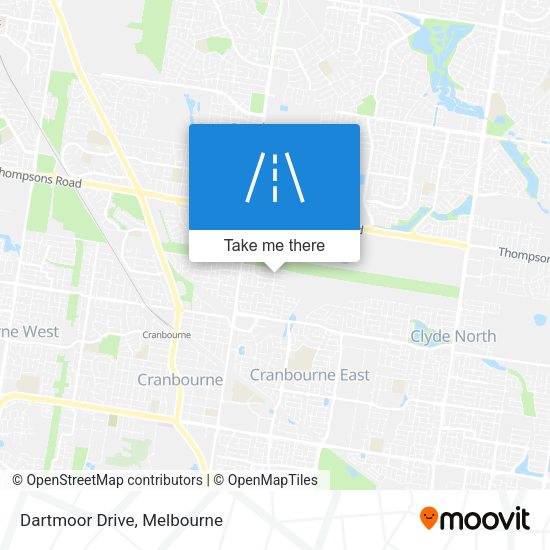 Dartmoor Drive map
