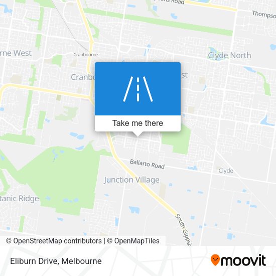 Eliburn Drive map