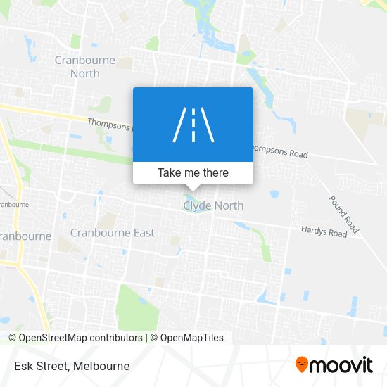 Esk Street map