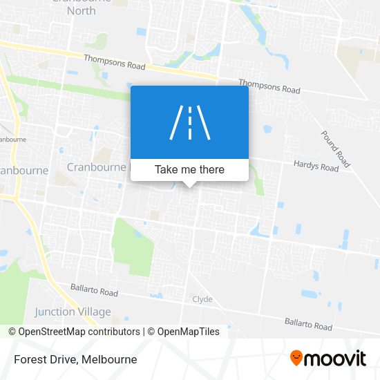 Forest Drive map
