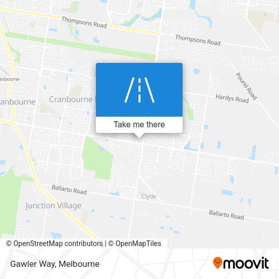 Gawler Way map
