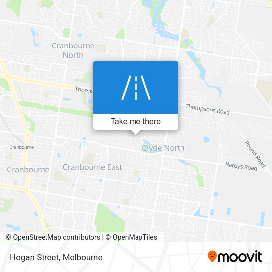Hogan Street map
