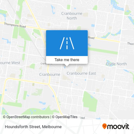 Houndsforth Street map