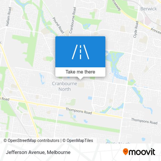 Jefferson Avenue map