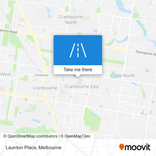 Launton Place map