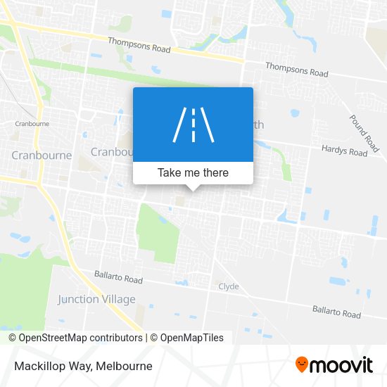 Mackillop Way map