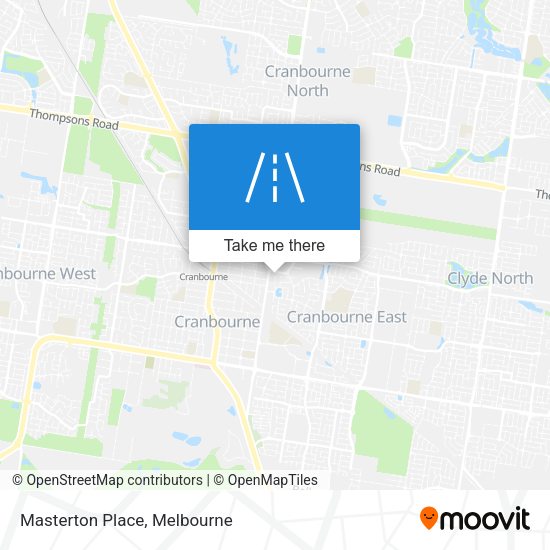 Masterton Place map