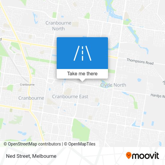 Ned Street map