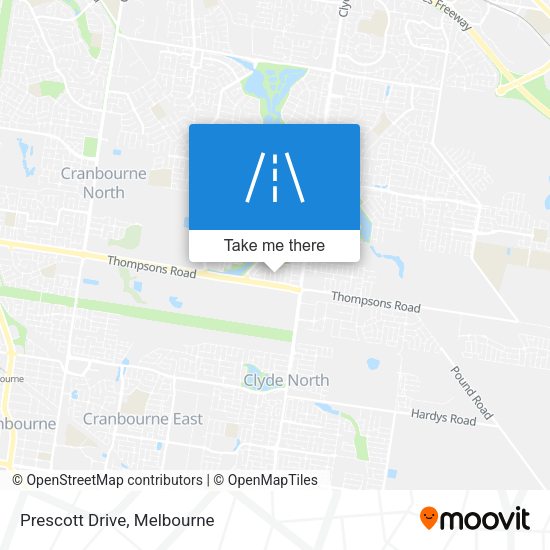 Prescott Drive map
