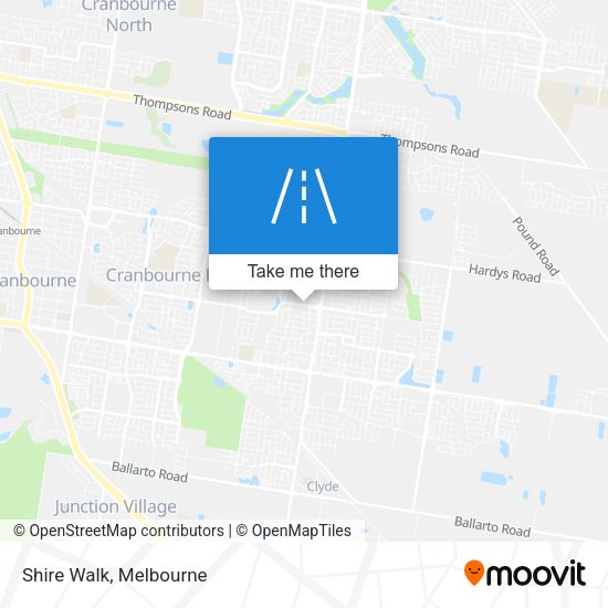 Shire Walk map