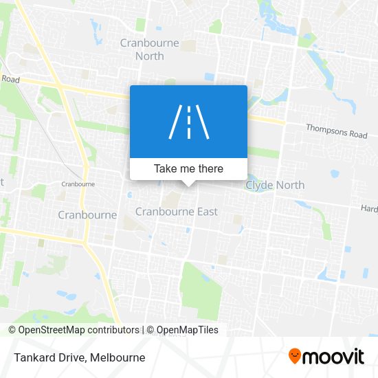 Tankard Drive map