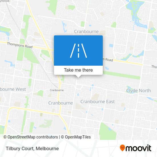 Tilbury Court map