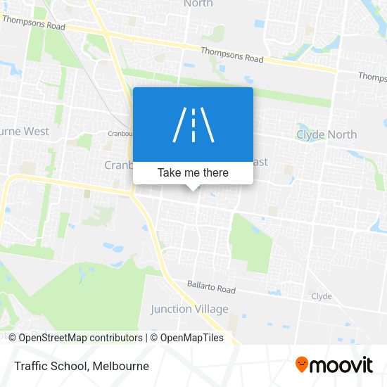 Traffic School map