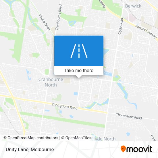 Unity Lane map