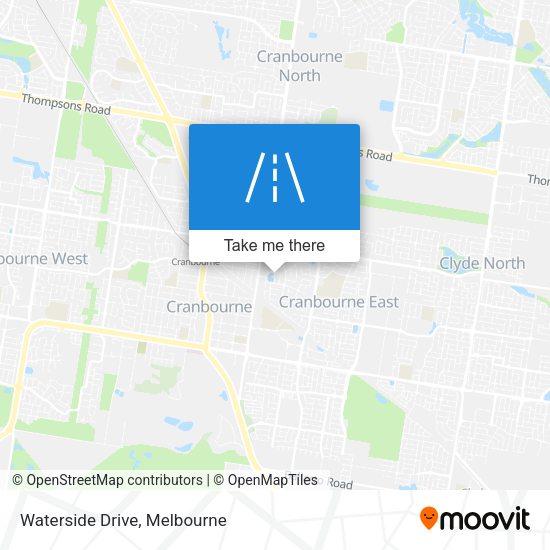 Waterside Drive map