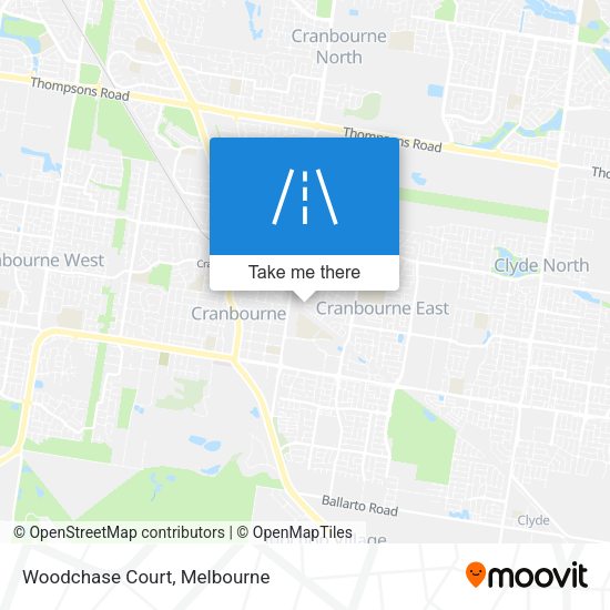 Woodchase Court map