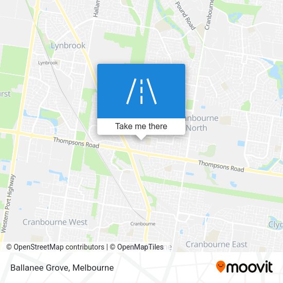 Ballanee Grove map