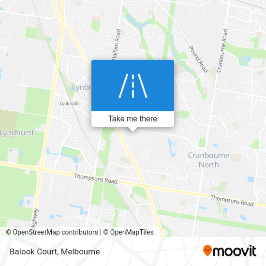 Balook Court map