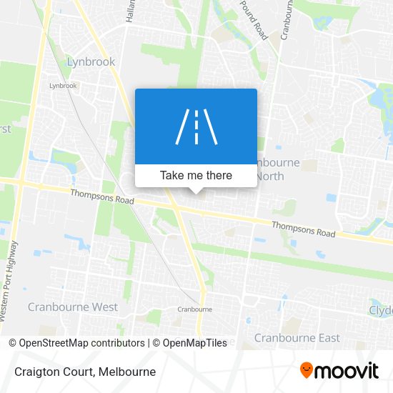 Craigton Court map