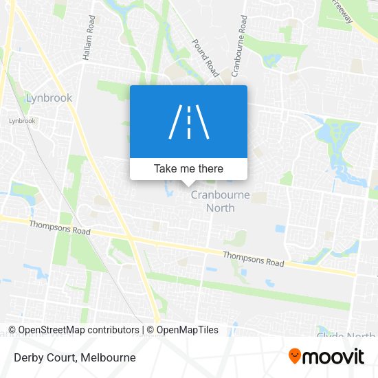 Derby Court map