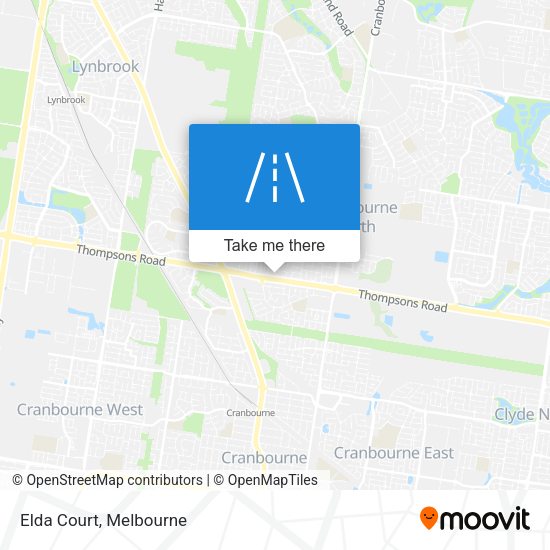Elda Court map