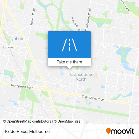 Faldo Place map