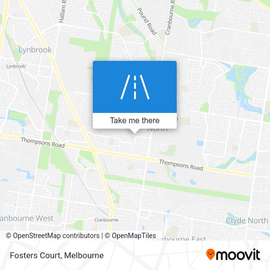 Fosters Court map