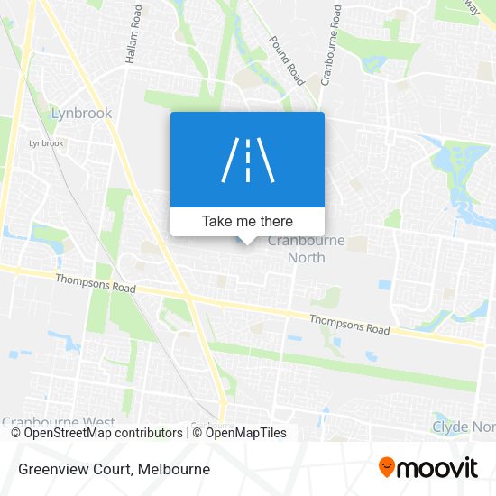 Greenview Court map