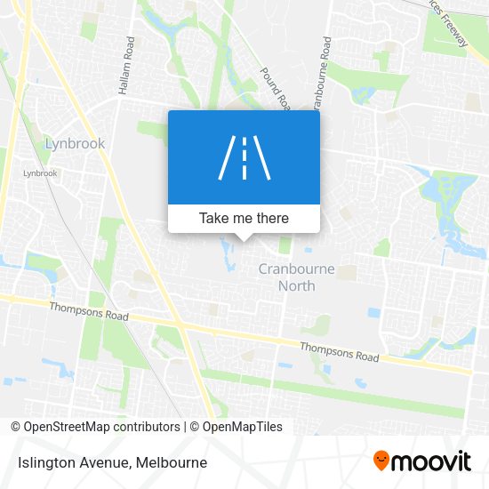 Islington Avenue map