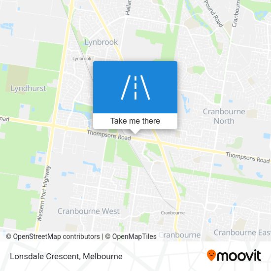 Lonsdale Crescent map