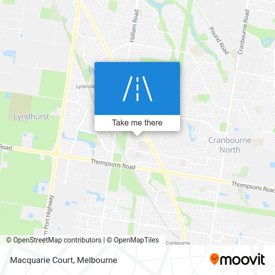 Macquarie Court map