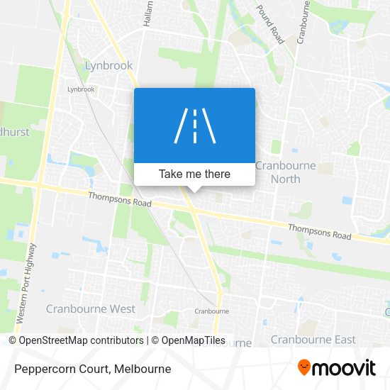 Peppercorn Court map