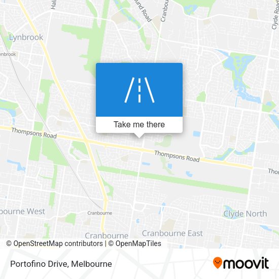 Portofino Drive map