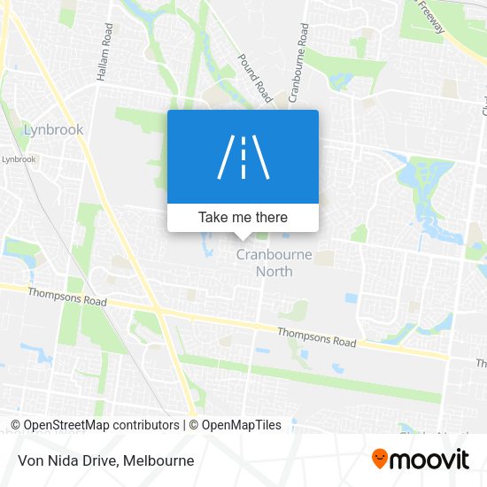 Von Nida Drive map
