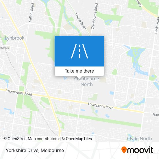Yorkshire Drive map