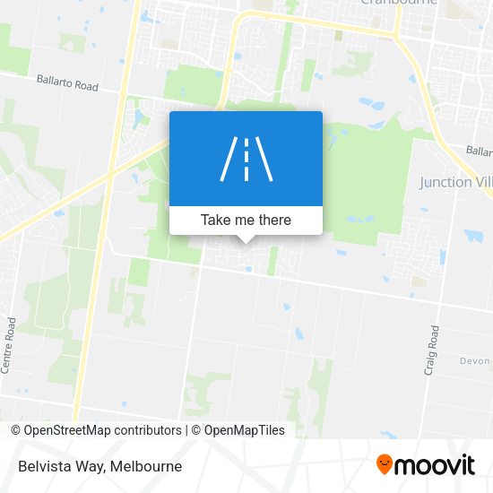 Belvista Way map
