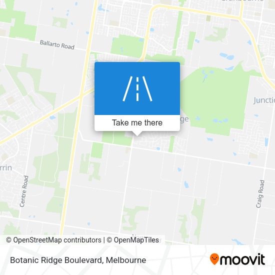 Botanic Ridge Boulevard map